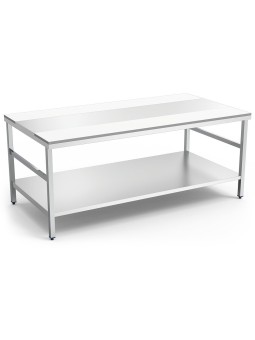 Mesa despiece fb.blanca c/entrep 150x105x85cm