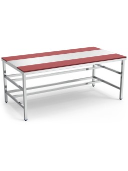 Mesa despiece fb.roja s/entrep 150x105x85cm