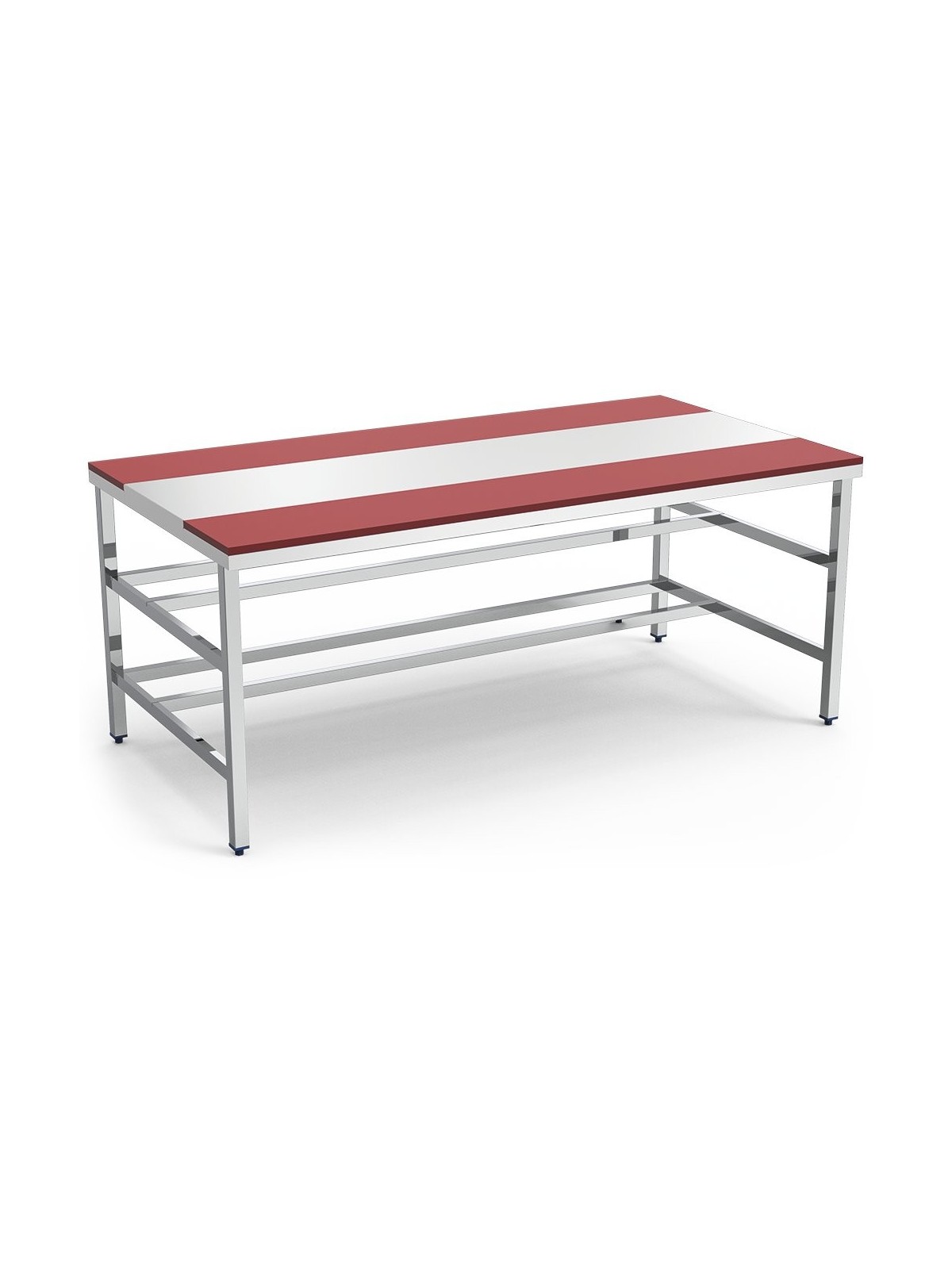 Mesa despiece fb.roja s/entrep 150x105x85cm