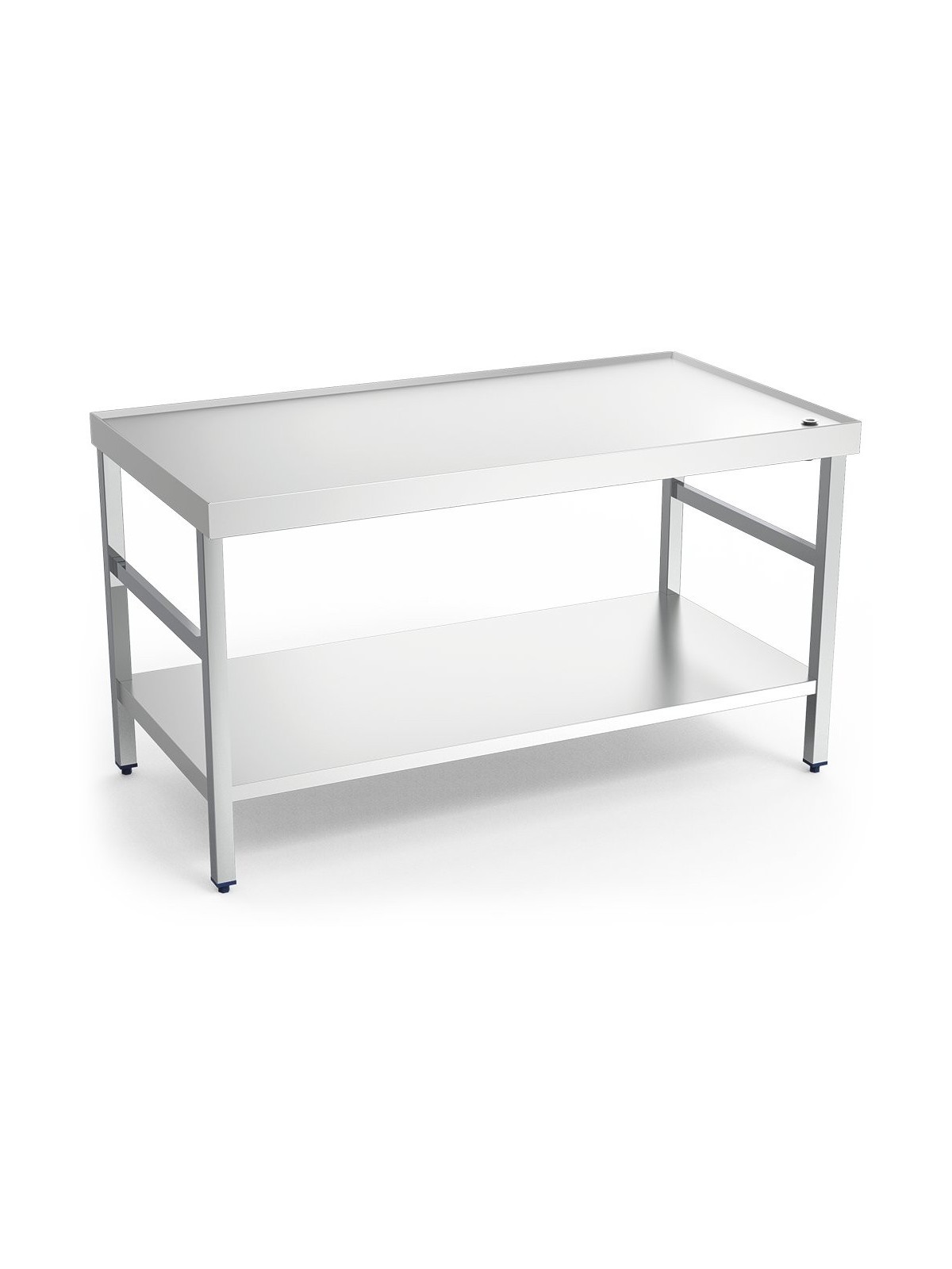 Mesa central c/reborde,desagüe,c/ent.1000x800x850 100x80x85cm