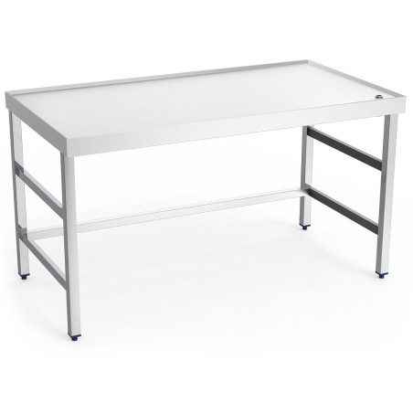 Mesa central c/reborde,desagüe,s/ent.1000x800x850 100x80x85cm