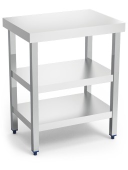 Mesa central c/2 entrepaños Especial maquinaria 70x50x85cm