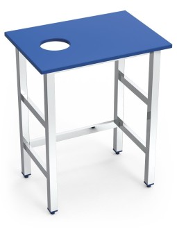 Puesto pescadero fb.azul mod.senc 70x50x85cm