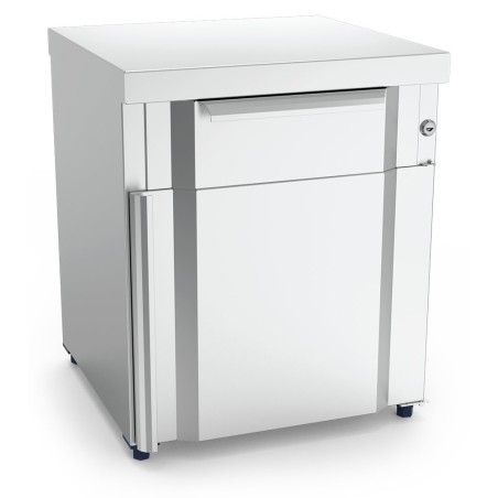 Box modular con cajón, puerta y dos entrepaños