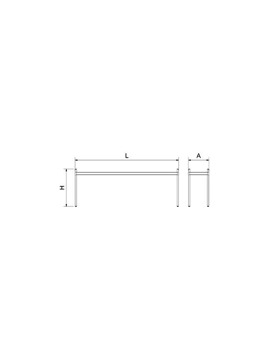 Estantería de sobremesa simple 99x39x67cm