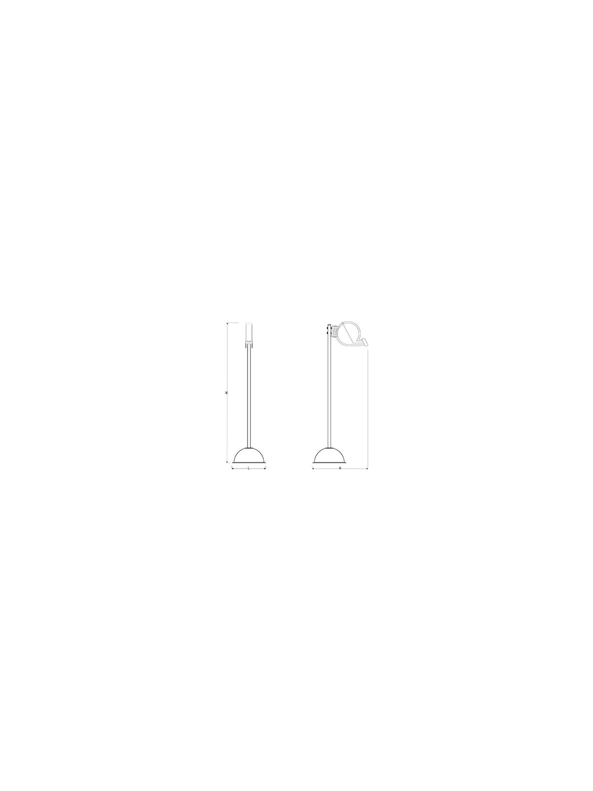 Columna inoxidable con dispensador Su turno 29x42x124cm