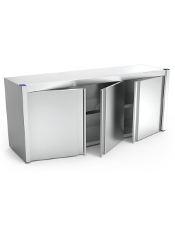 Armario inox de puertas abatibles 107x34x66cm