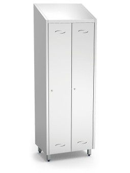 Taquilla mediana de 2 puertas de 68x48x201cm