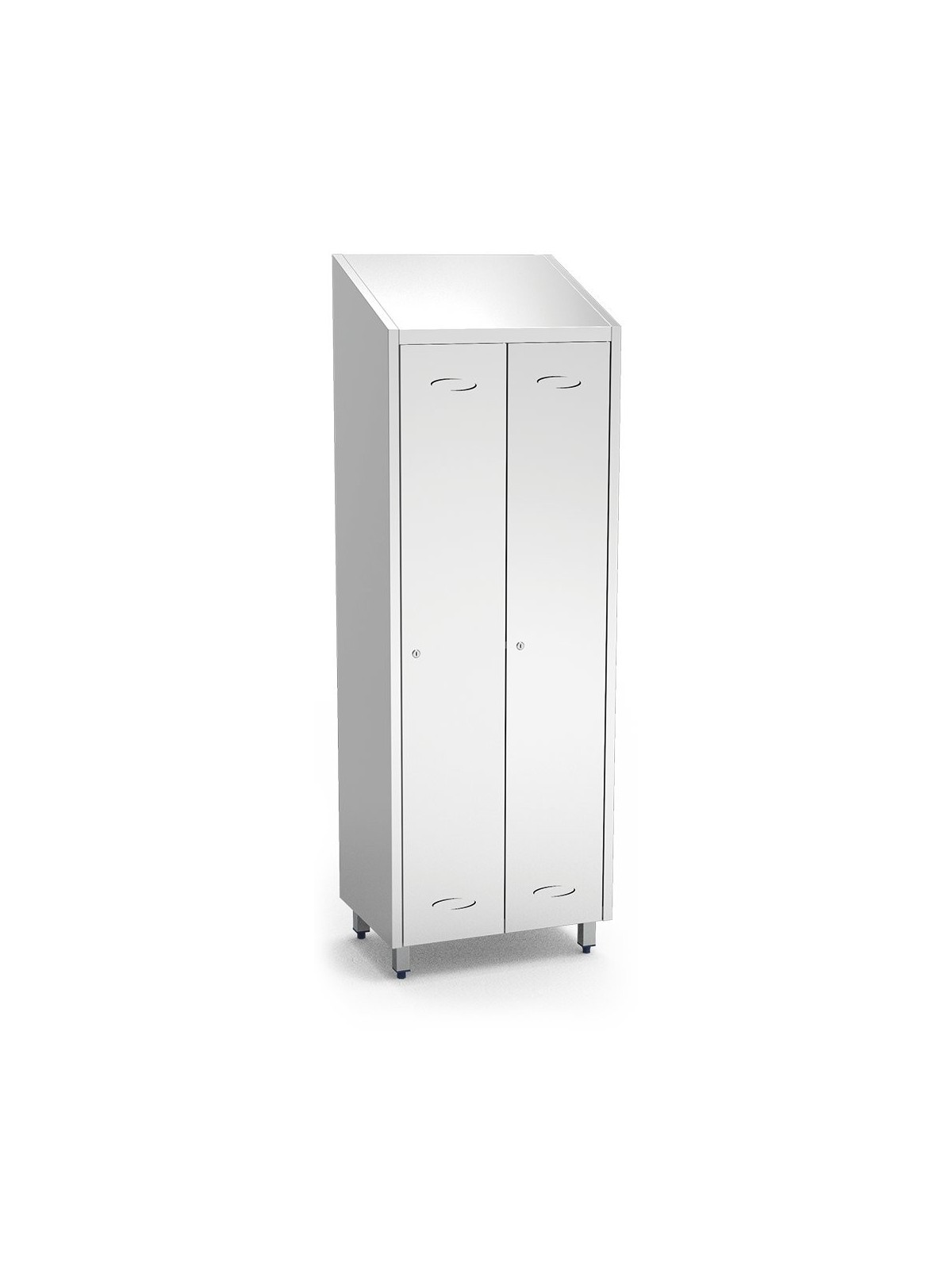 Taquilla mediana de 2 puertas de 68x48x201cm