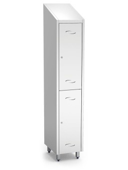 Taquilla pequeña de 2 puertas 37x48x201cm