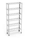 Estantería para almacenaje de botellas 80x30x175cm