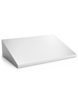 Tejado inoxidable para puerta exterior 127x79x34cm