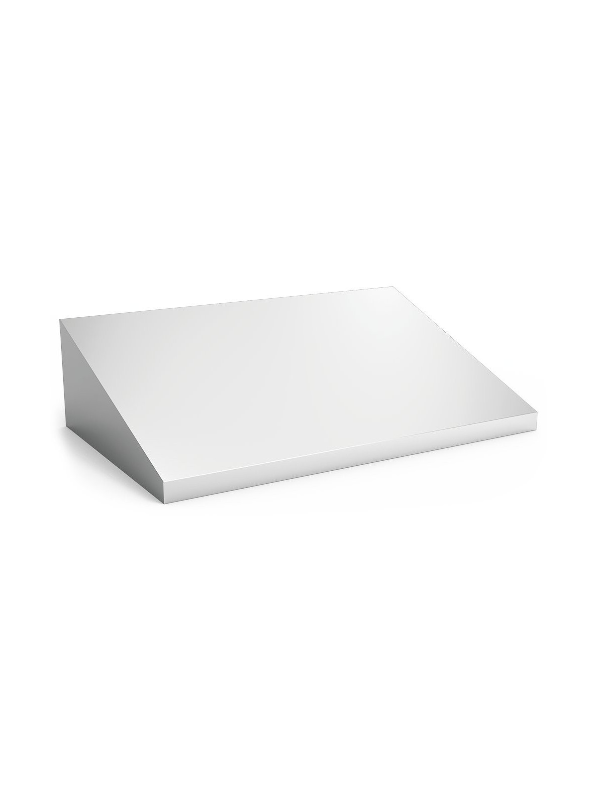 Tejado inoxidable para puerta exterior 127x79x34cm