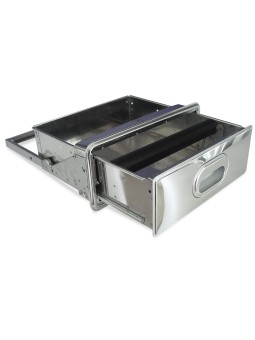 Cajón c/golpeador acoplado a estantería ancho 600 37x40x16cm