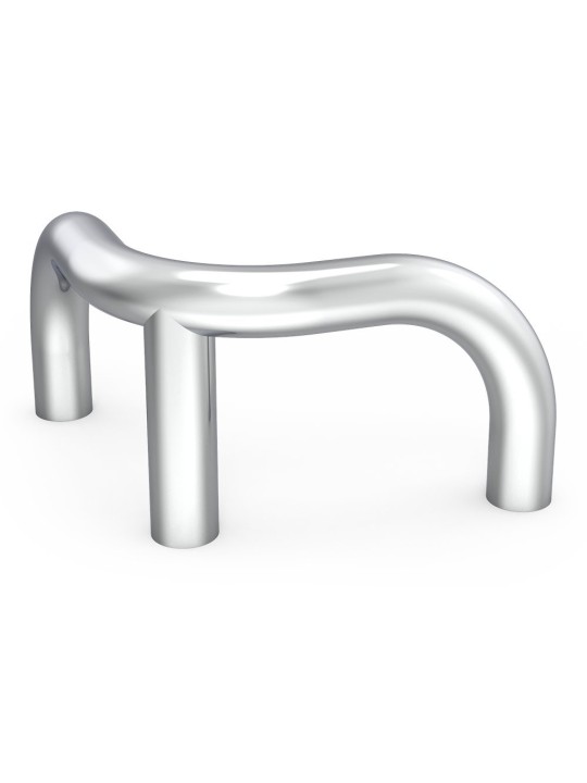 Defensa de esquina desmontable tubular 90º 34x34x22cm
