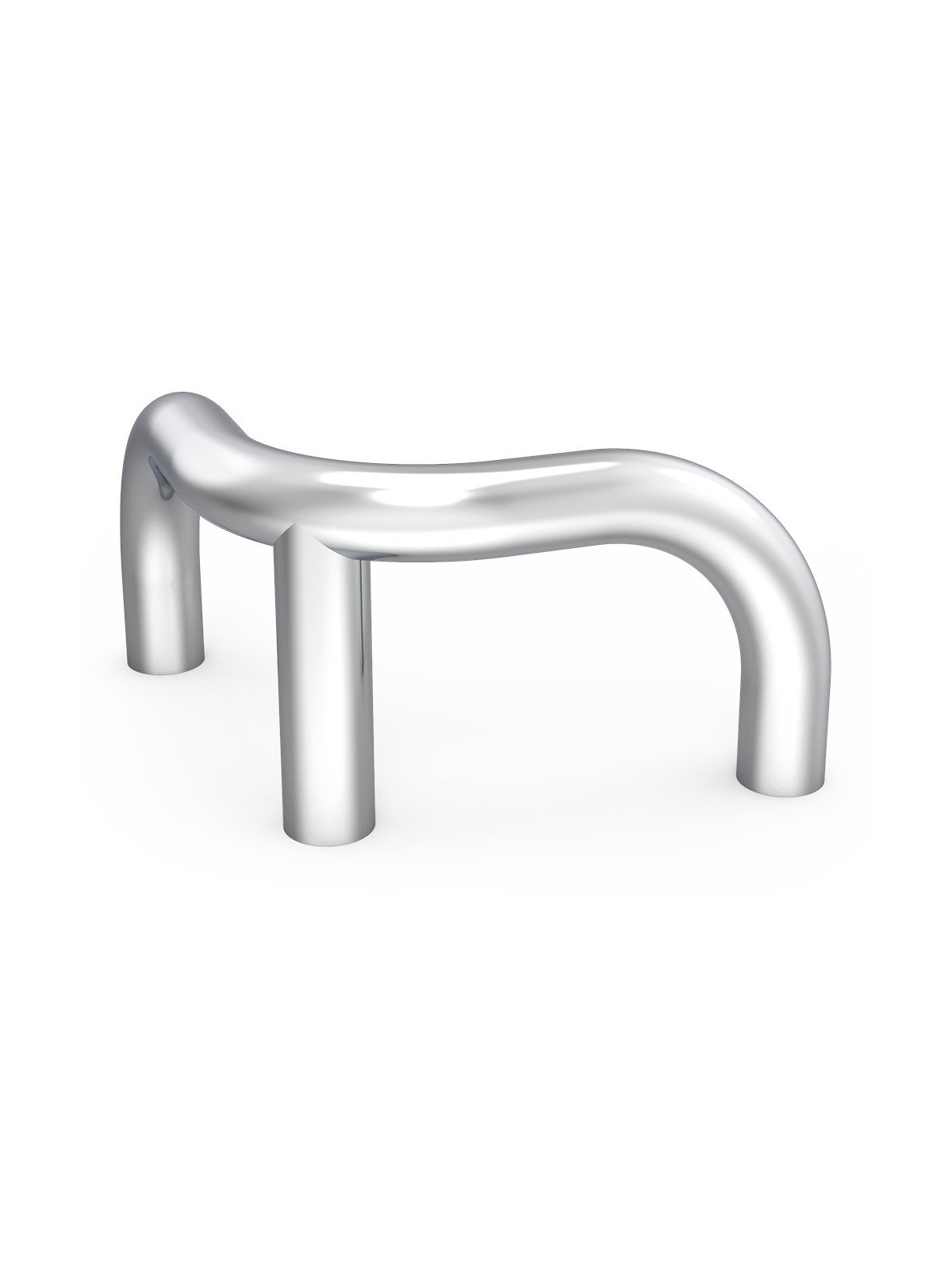 Defensa de esquina desmontable tubular 90º 34x34x22cm