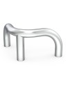 Defensa de esquina desmontable tubular 90º 34x34x22cm