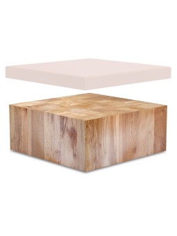 Repuesto de maza madera de abedul 38x38x20cm