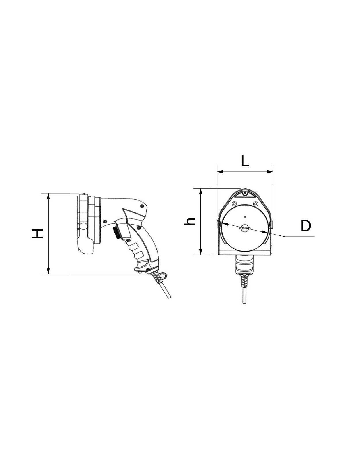 Cuchillo eléctrico para Kebab / Shawarma / Gyros
