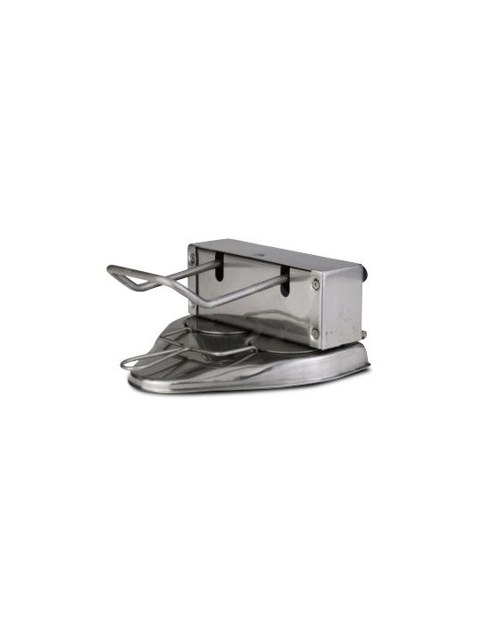 Aplasta hamburguesas molde redondo para 2 uds. de ø 24x25x14cm