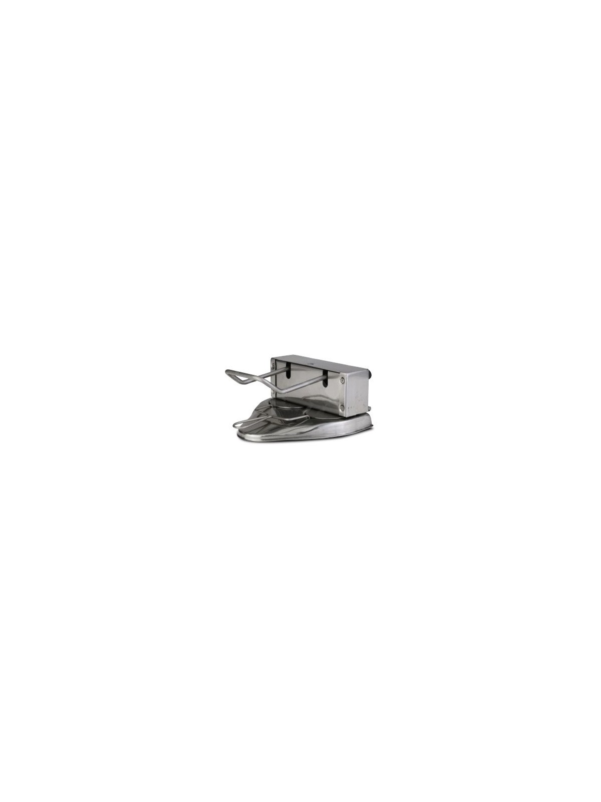 Aplasta hamburguesas molde redondo para 2 uds. de ø 24x25x14cm
