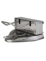 Aplasta hamburguesas molde redondo para 2 uds. de ø 24x25x14cm