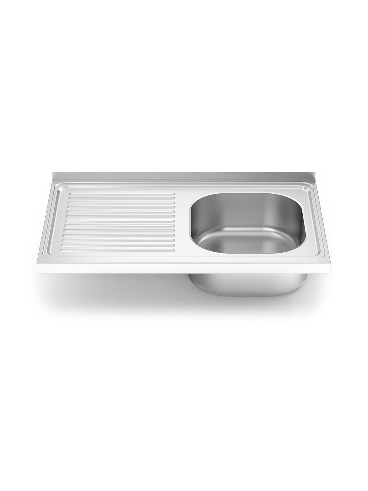Fregadero 800x500 1 cubeta y 1 escurridor izqda