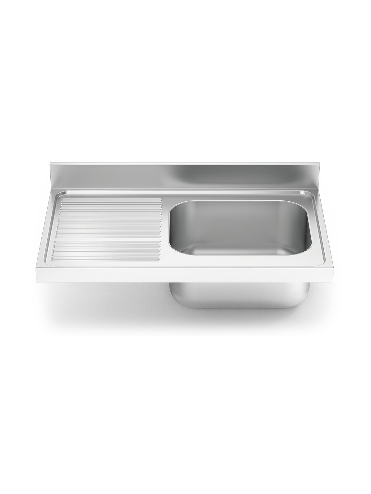 Fregadero 1000x600 1 cubeta y 1 escurridor izqda