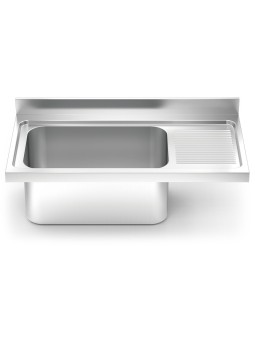 Fregadero 1300x700 1 cubeta gc y 1 escurridor derecha N