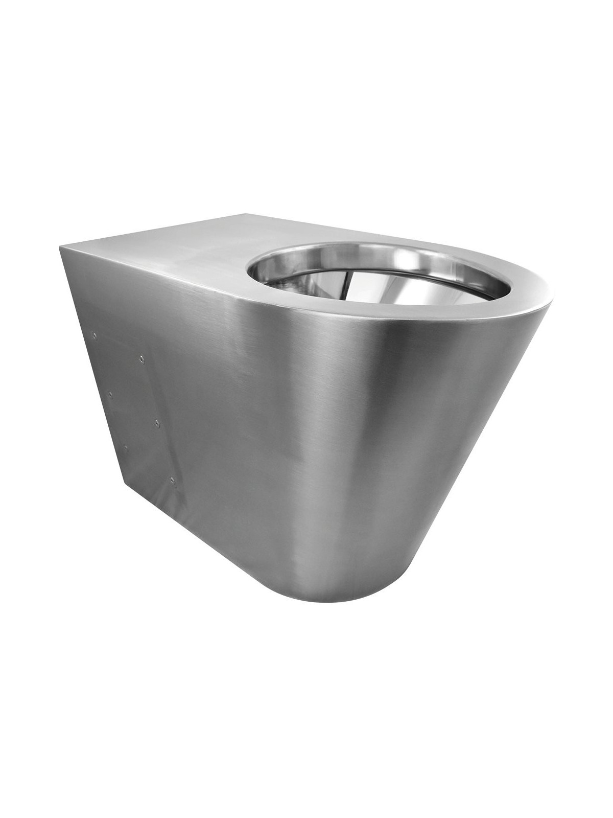 WC acero inoxidable salida horizontal/vertical convertible 37x62x40cm