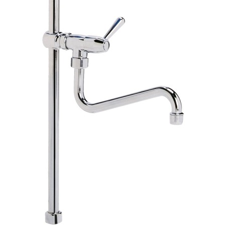 Mástil para grifo ducha con caño de