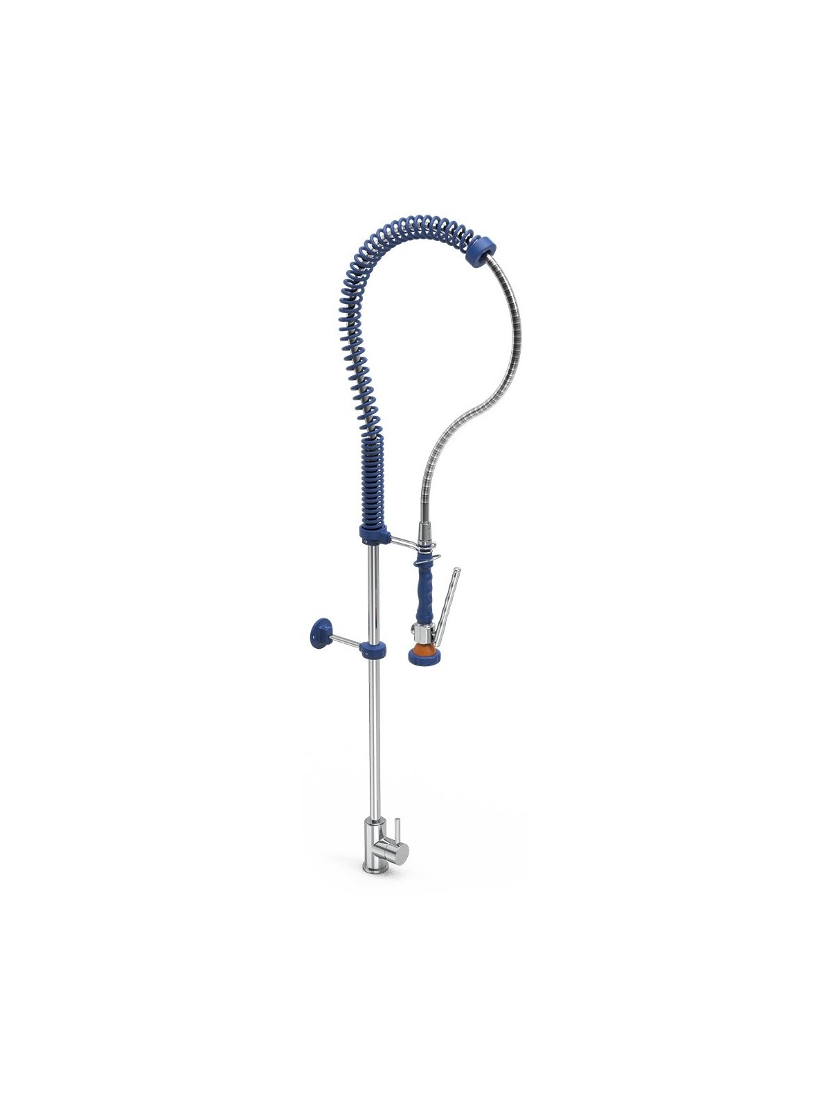 Grifo ducha dos aguas sobremesa inox serie MN