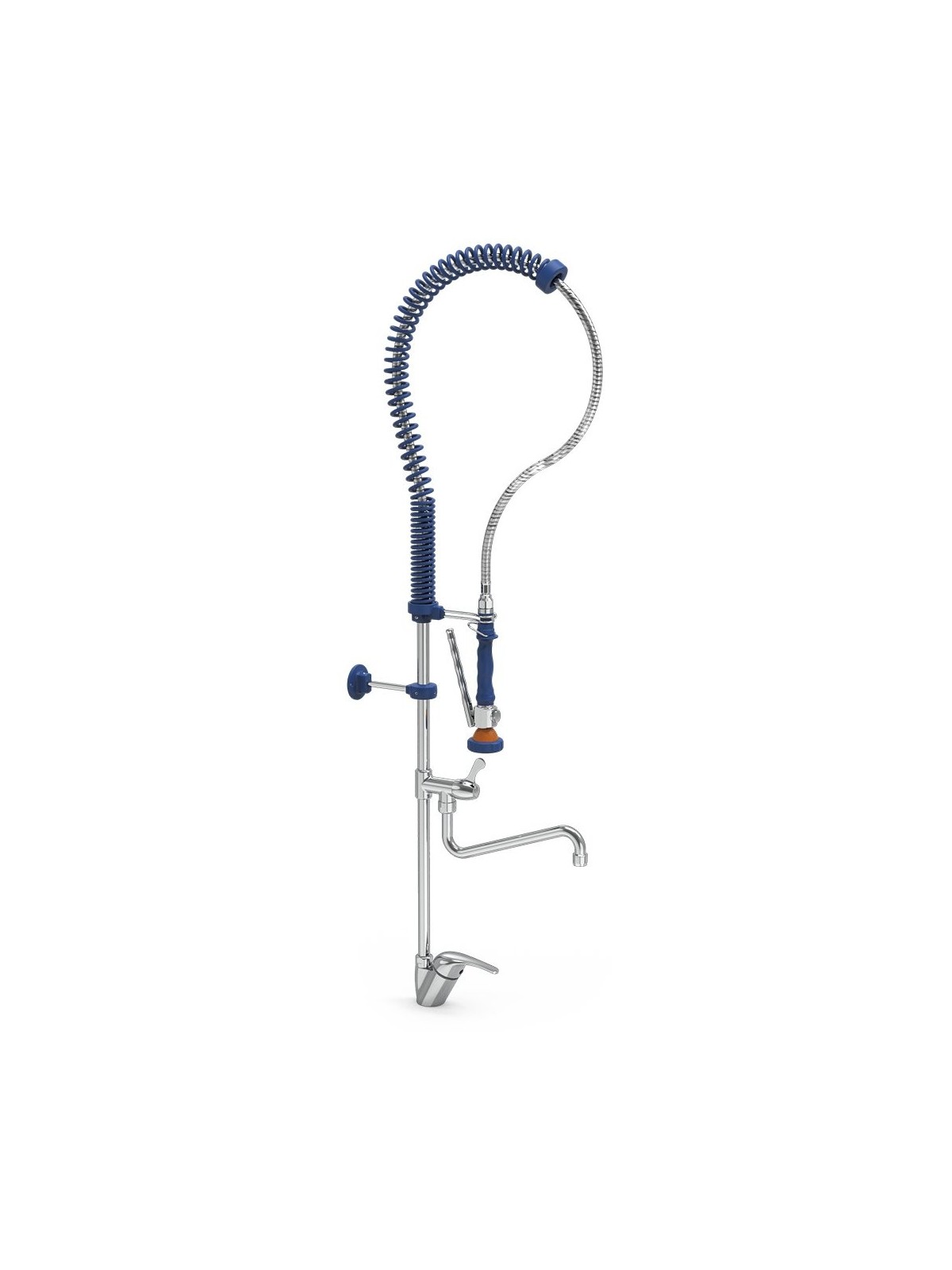 Grifo ducha dos aguas sobremesa con caño serie MNE