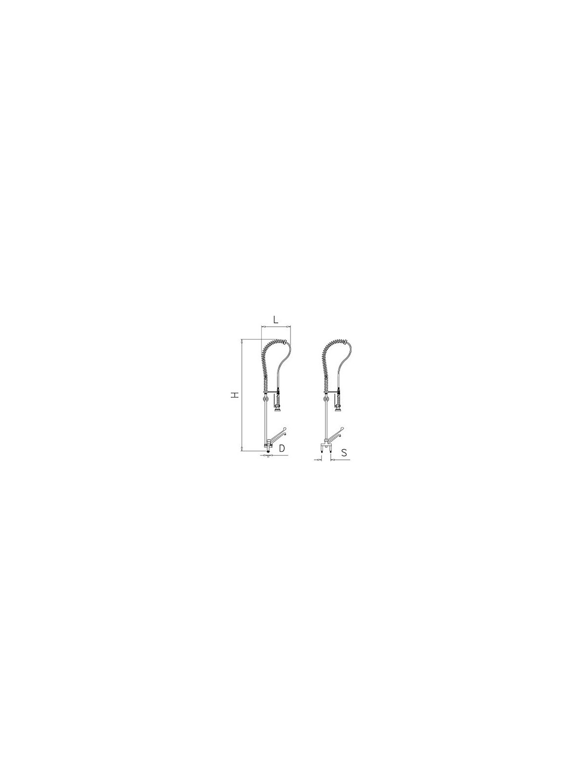 Grifo ducha doble entrada Serie Monoblock