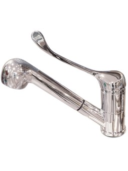 Grifo monomando codo 2 aguas, ducha extensible