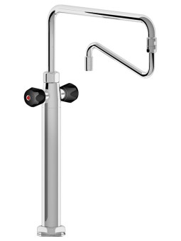 Grifo de columna orientable pomo aislante