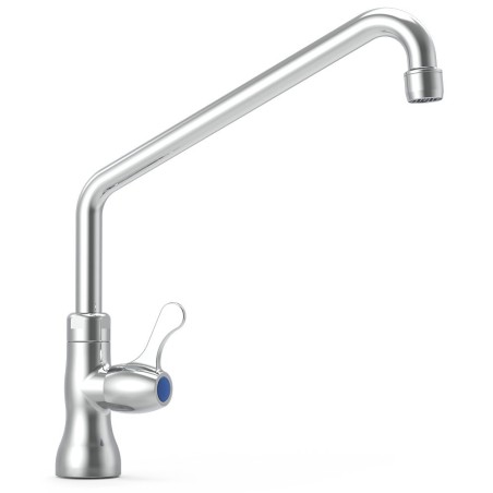 Grifo giratorio 1/4 vuelta un agua caño alto 250x240x1/2