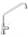 Grifo giratorio 1/4 vuelta un agua caño alto 250x240x1/2