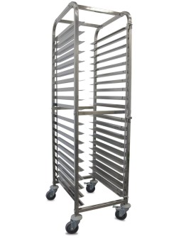 Carro bandejero Euronorm 20 niveles 46x63x172cm