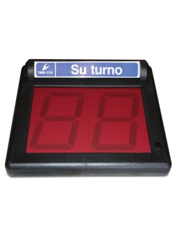 Visor de tickets Su turno inalámbrico 27x5x24cm