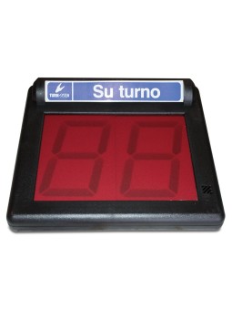 Visor de tickets Su turno...