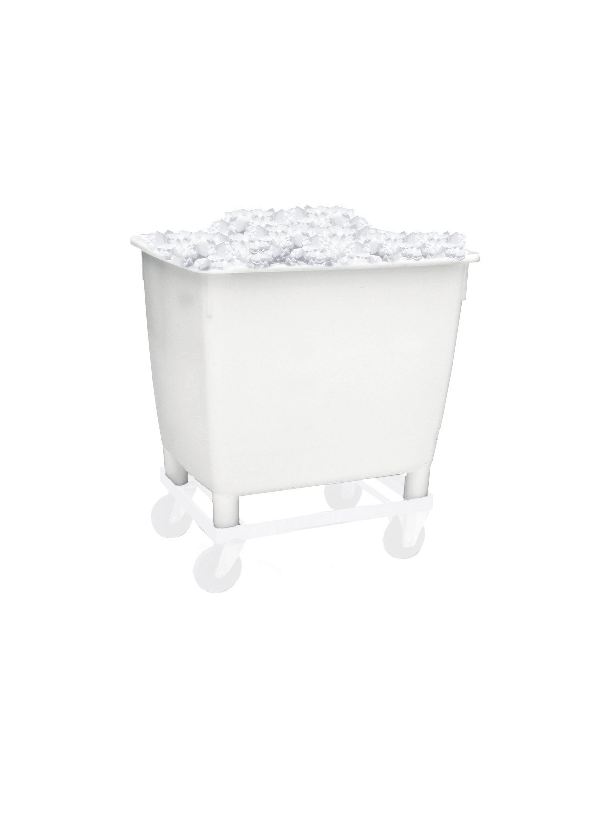 Contenedor rectangular gran capacidad blanco 210 lts 79x60x68cm