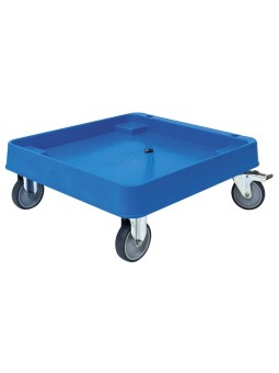 Plataforma con freno para transporte de cestos de lavavajillas