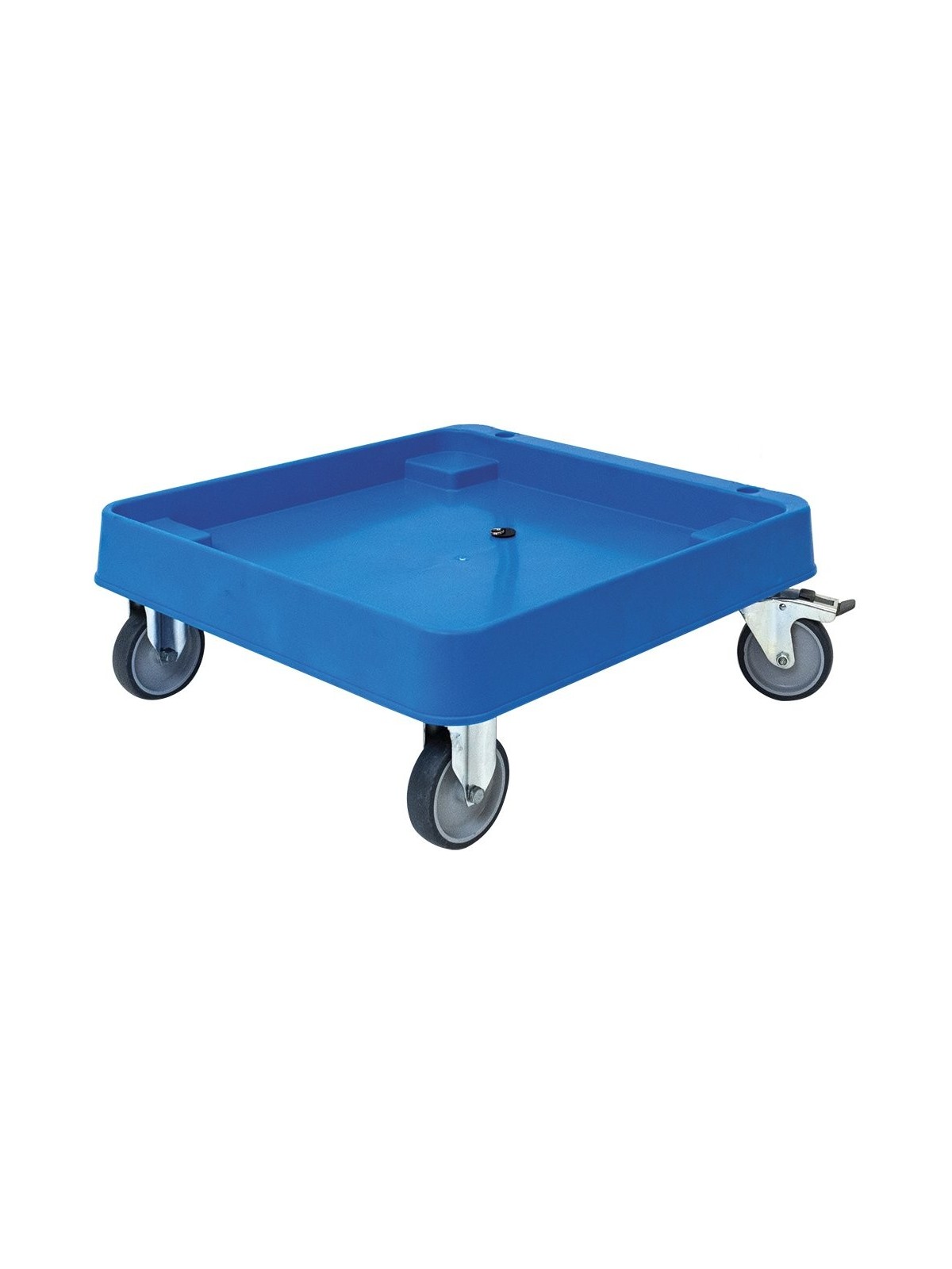 Plataforma con freno para transporte de cestos de lavavajillas