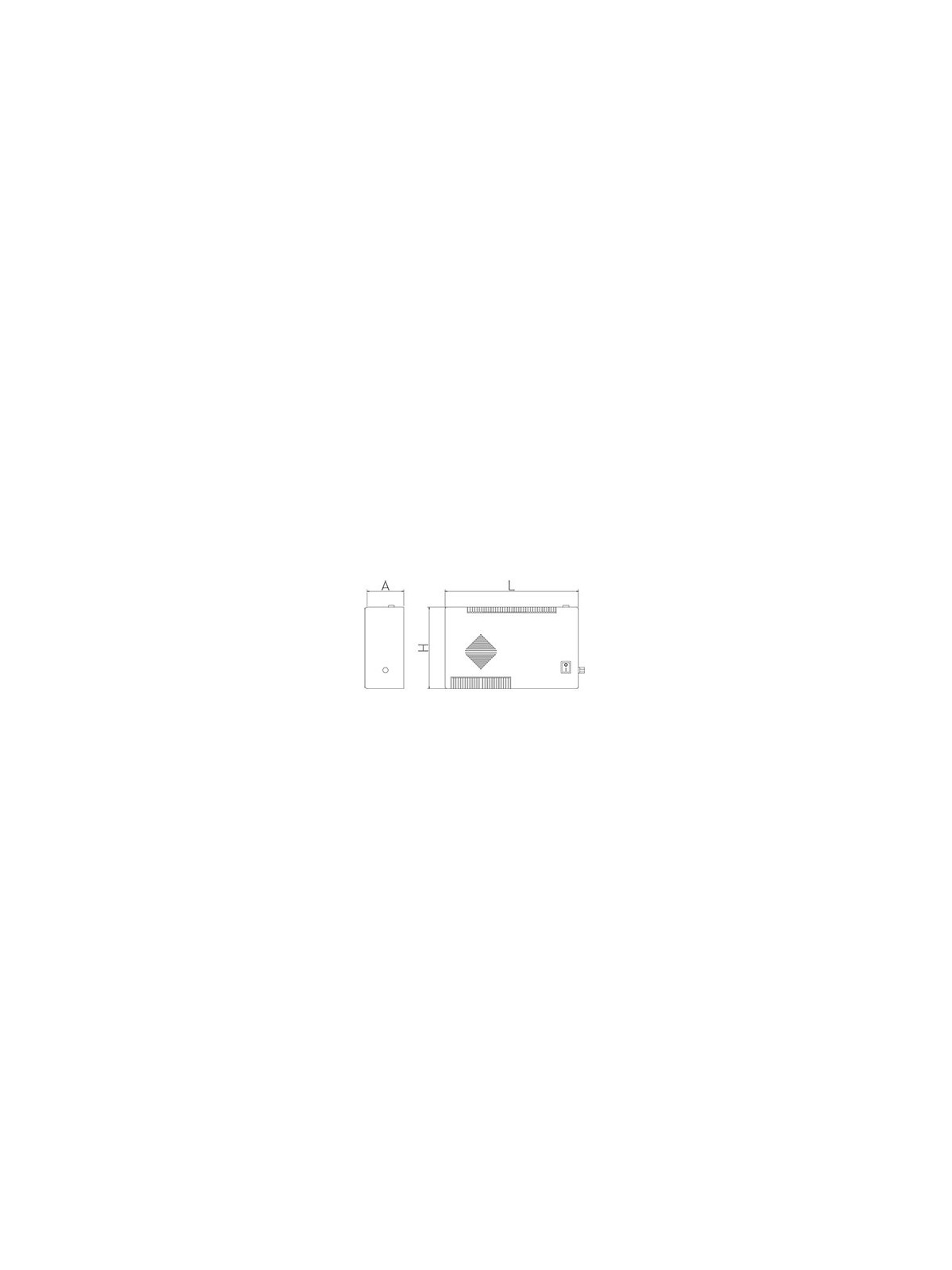 Generador de Ozono inyectado H-10 35x11x22cm