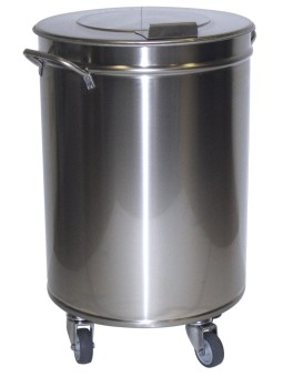 Contenedor inoxidable con tapa 50 lts