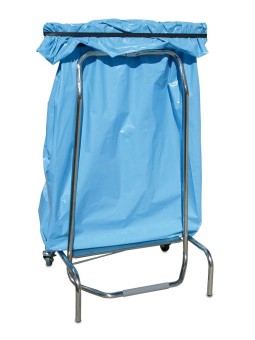 Contenedor porta-bolsas inox sistema tijera 47x57x100cm