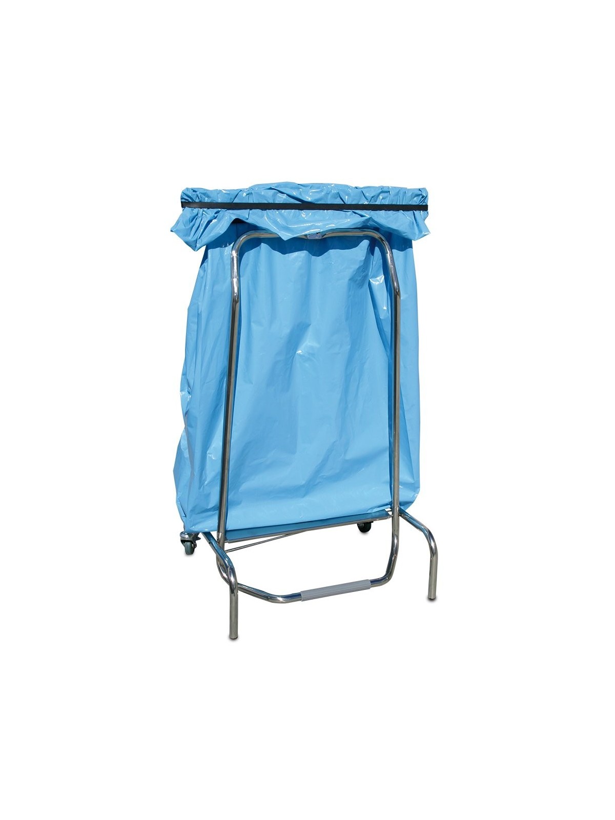Contenedor porta-bolsas inox sistema tijera 47x57x100cm
