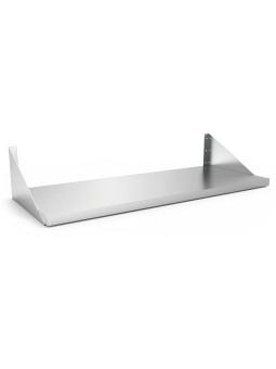 Estante inox mural con...