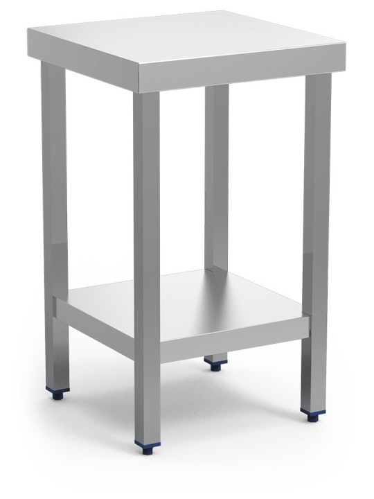 Mesa central c/entrepaño 50x50x85cm
